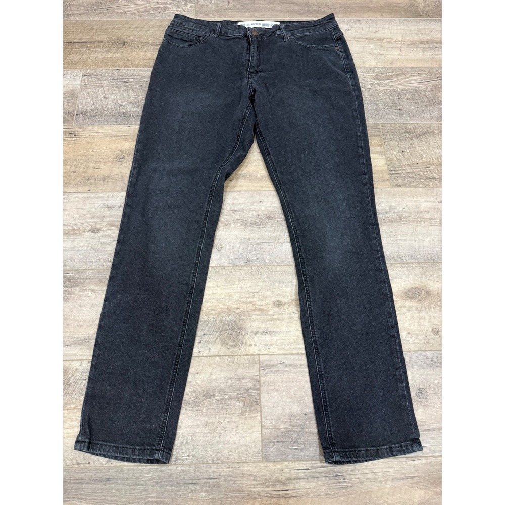 Barbell Apparel Mens Athletic Fit Jeans Black Stretch Denim Style D016 Size 36